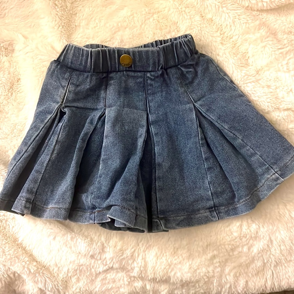 Blue Jeans Skirt/Shorts